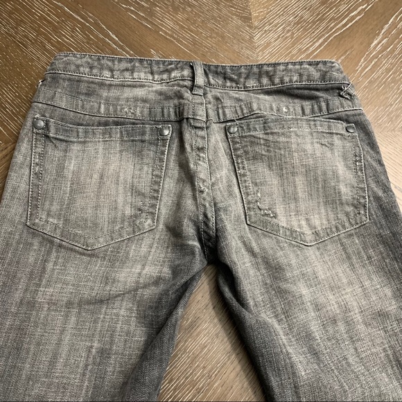 Free People dark gray straight leg denim jeans - Picture 6 of 14